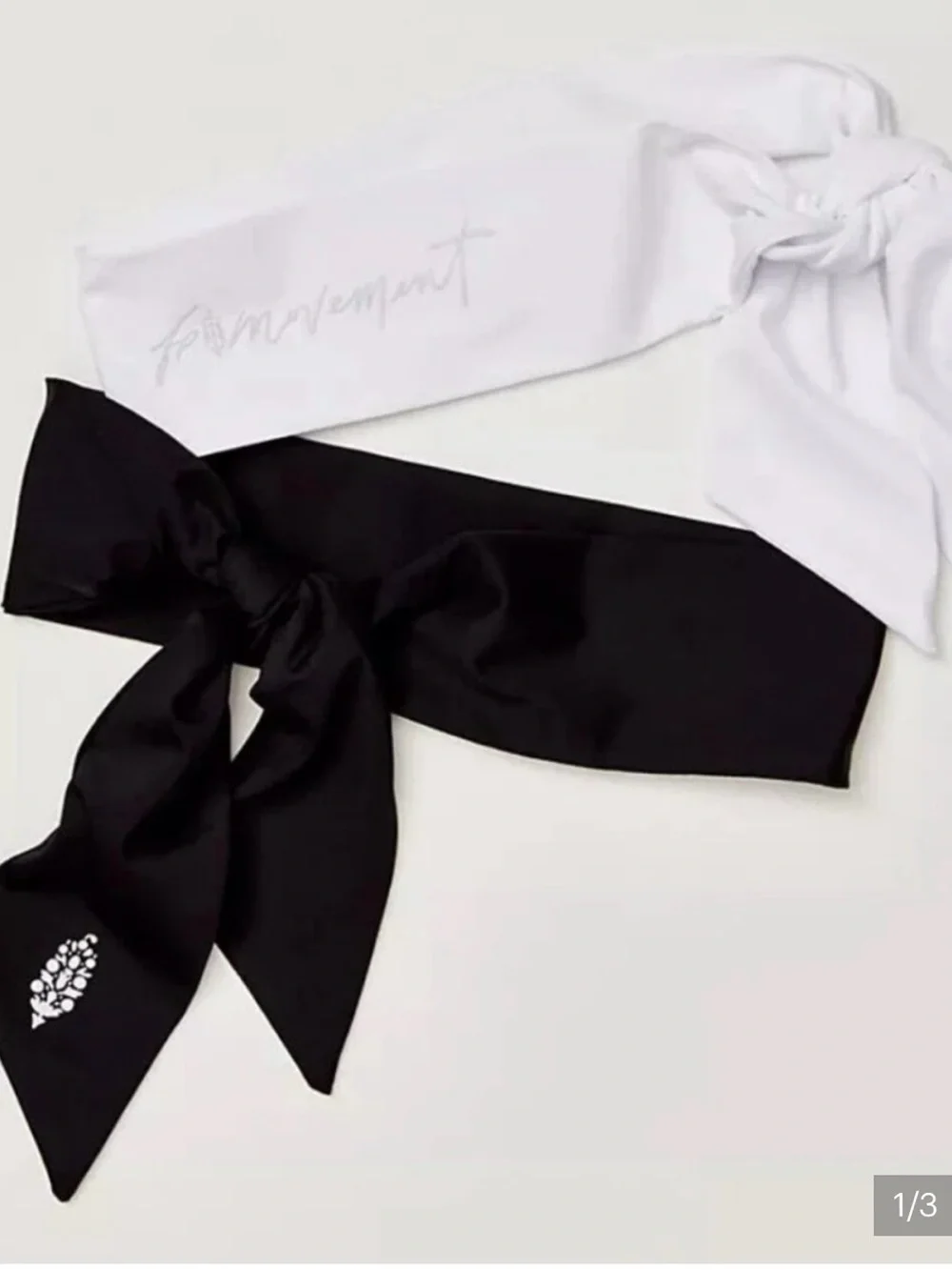 Free People Tie Game Soft Headband. NWT. White.